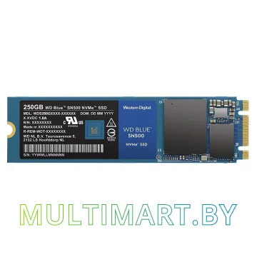 SSD диск WD Blue SN500 250GB WDS250G1B0C